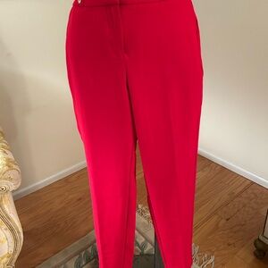 WHBM Like New Women's Red Pants SZ 6R. C:4690-9